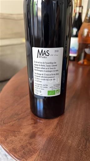 Sydvestfrankrig Côtes de Gascogne Mas Les Prades Côte Ouest 2018