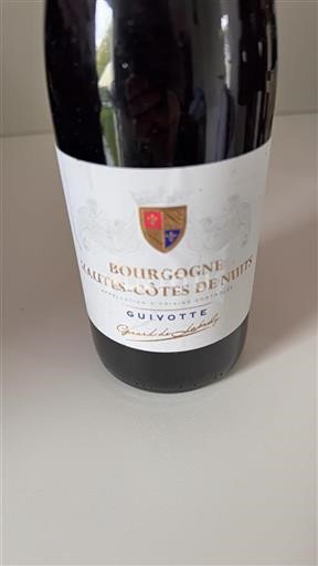 Burgundija Hautes Côtes de Nuits Gérard De Laubely Guivotte 2013
