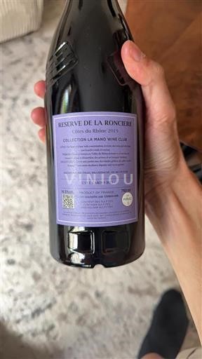 Thung lũng Rhône Côtes-du-rhône Reserve De La Ronciere Cuvee Gariso 2023 2019