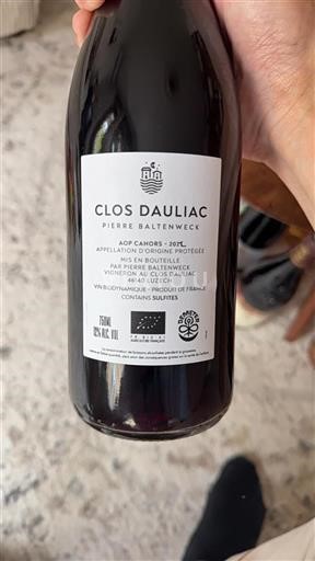 South West Cahors Clos Dauliac 2021
