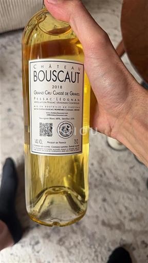 Burdeos Pessac-Léognan Grand Cru Château Bouscaut 2018