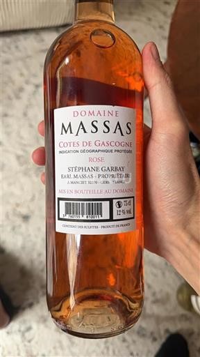 South West Côtes de Gascogne Domaine Massas Non-Vintage