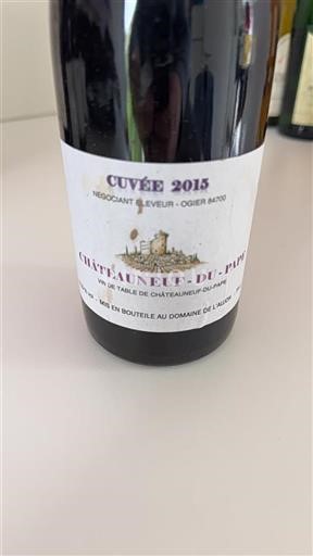Rhônedalen Châteauneuf-du-Pape Domaine L'aujon 2015