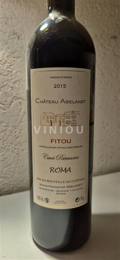Languedoque Fitou Château Abelanet Patrimoine Roma 2015