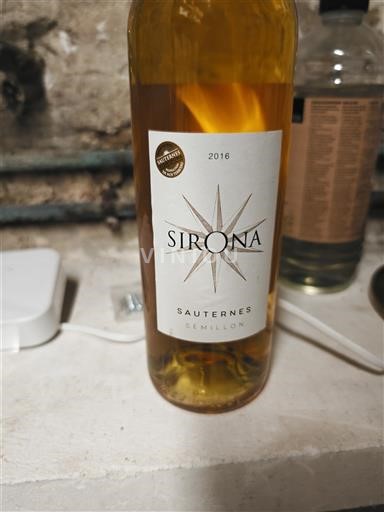 Bordeaux Sauternes Sirona 2016