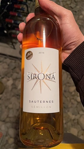 Bordeaux Sauternes Sirona 2016
