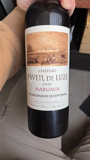 Bordeaux Margaux Paveil De Luze 2022