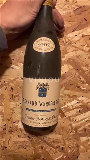 Bourgogne Pernand-Vergelesses Pierre Bouree Fils 1992