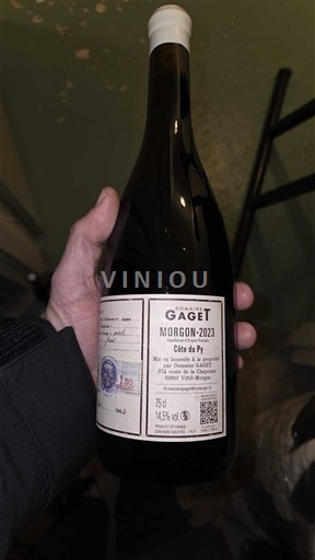Beaujolais Morgon Domaine Gaget Côte du Py 2023