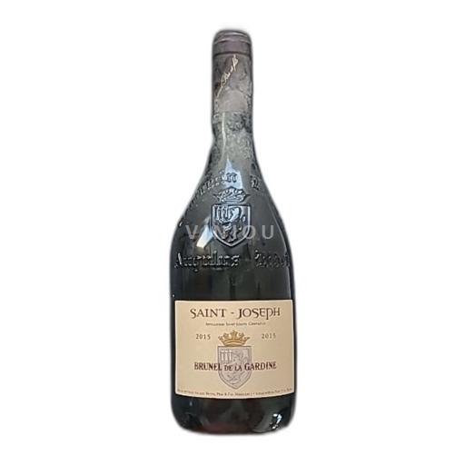 Vin Rouge sec Brunel de la Gardine 2015 France Vallée du Rhône Saint-Joseph AOC