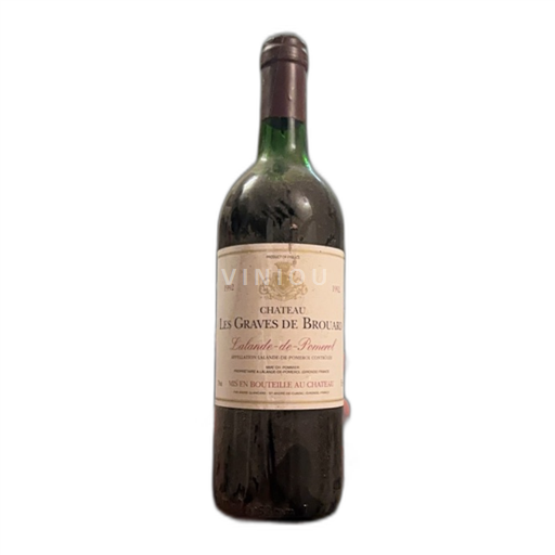 Bordeaux Lalande-de-Pomerol Château Les Graves De Brouard 1992