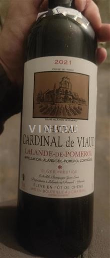 Bordeaux Lalande-de-Pomerol Château Cardinal De Viaud Prestige 2021