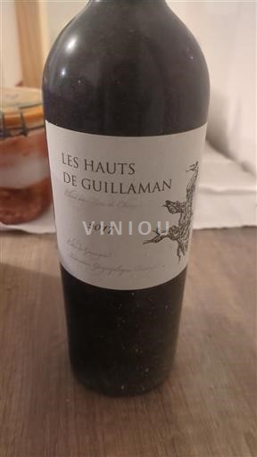 Sud-Ovest Côtes de Gascogne Guillaman Les Hauts de Guillaman 2017