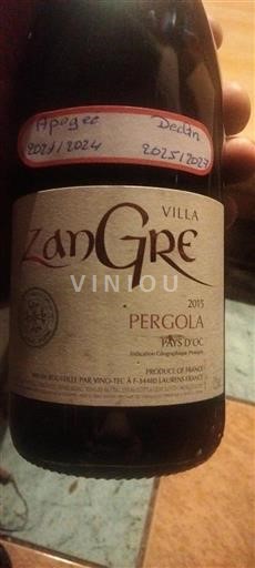 Languedoc og Roussillon Pays d'Oc Villa Zangre Pergola 2015