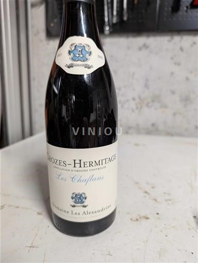 Thung lũng Rhône Crozes-hermitage Domaine Les Alexandrins Les Chaflans 2021