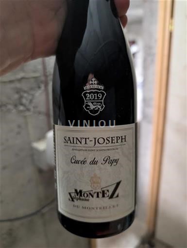 Vin Rouge sec Cuvée Papy Domaine Stéphane Montez 2019 France Vallée du Rhône Saint-Joseph AOC