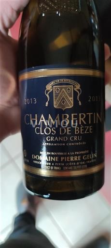 Burgundija Chambertin Grand Cru Domaine Pierre Gelin Clos de Bèze 2013