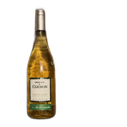 Vin Blanc sec Les Demoiselles Domaine Couron 2021 France Vallée du Rhône Côtes-du-rhône AOC