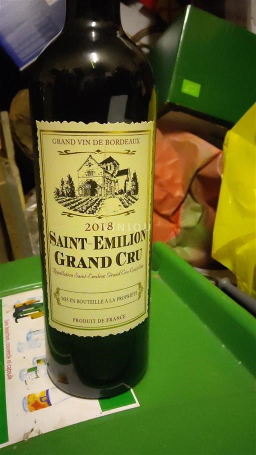 Bordeaux Saint-Émilion Grand Cru Grand Cru Grand Cru 2018
