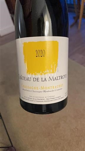 Borgoña Chassagne-Montrachet Château La Maltroye 2020