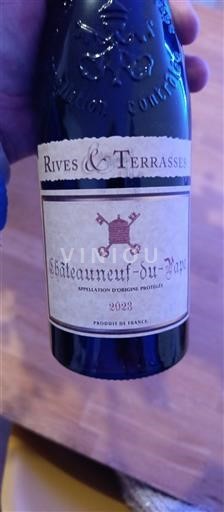 Thung lũng Rhône Châteauneuf-du-pape Rives & Terrasses 2023