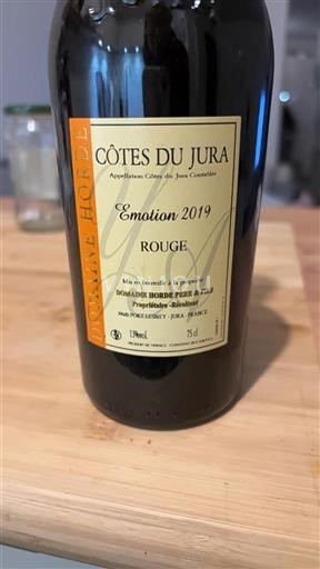 Jura Côtes du Jura Domaine Horde Père & Fils Émotion 2019