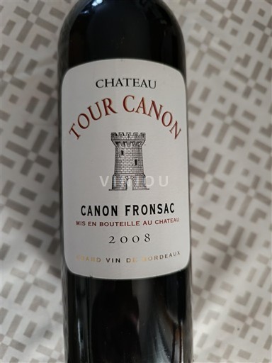 Bordeaux Canon-Fronsac Château Tour Canon 2008