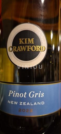 Marlborough Không được chỉ định Kim Crawford Pinot Gris 2022