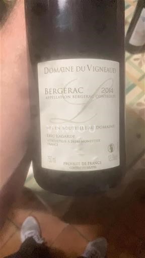Lounais-Ranska Bergerac Domaine Vigneaud 2014