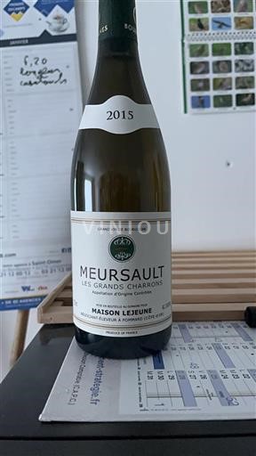 Burgundija Meursault Maison Lejeune Les Grands Charrons 2015