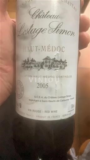Burdeos Haut-Médoc Cru Bourgeois Château Lestage Simon 2005