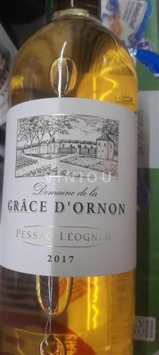Bordeaux Pessac-Léognan Domaine La Grâce Ornon 2017