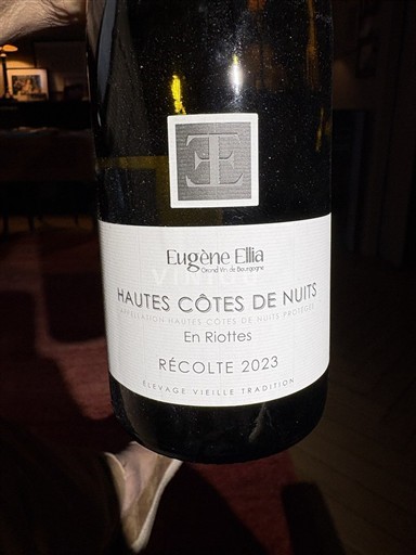 Burgundsko Hautes Côtes de Nuits Eugène Ellia En Riottes 2023
