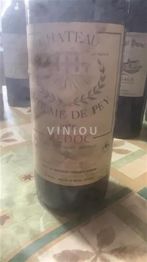 Bordeaux Médoc Château L'oume De Pey 1978