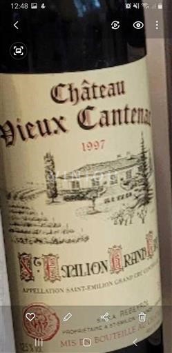 Bordeaux Saint-Émilion Grand Cru Grand Cru Château Vieux Cantenac 1997