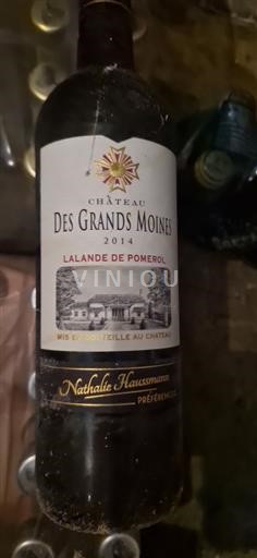 Burdeos Lalande-de-Pomerol Château Des Grands Moines Nathalie Haussmann Préférence 2014