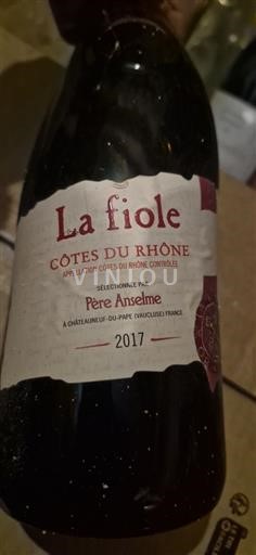 Rhônetal Côtes du Rhône Père Anselme La Fiole 2017