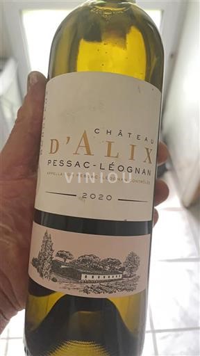 Burdeos Pessac-Léognan Château Alix 2020