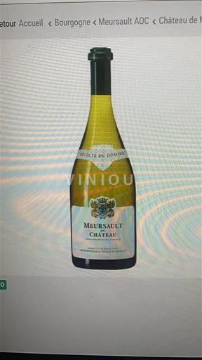 Bourgogne Meursault Château Meursault Meursault de Château 2022