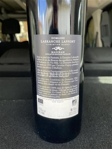 Lounais-Ranska Madiran Domaine Labranche Laffont 2021