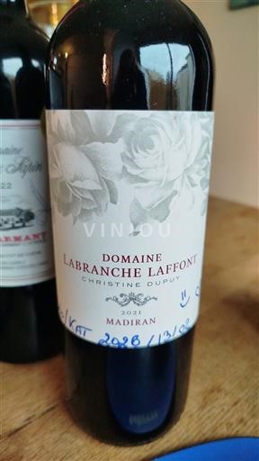Sud-Vest Madiran Domaine Labranche Laffont 2021