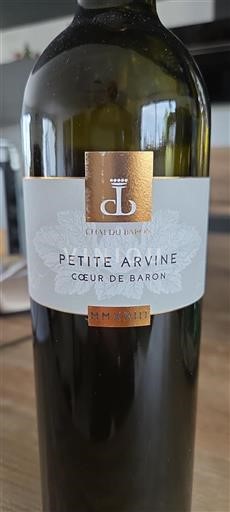 Wallis Petite Arvine Chai Du Baron Cœur de Baron 2023