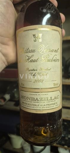 Southwest Monbazillac Château Versant De Haut Poulvère 2003