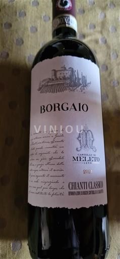 Toscana Chianti Classico Castello Di Meleto Borgaio 2021