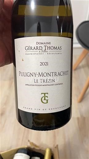 Burgundy Puligny-Montrachet Domaine Gérard Thomas & Filles Le Trézin 2021