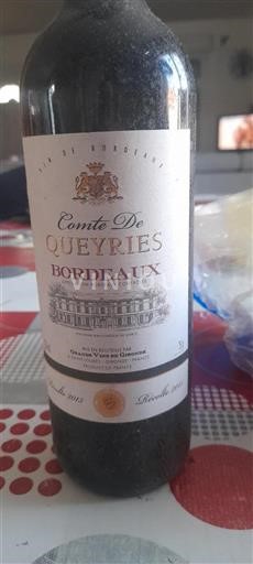 Bordeaux Comte De Queyries 2015