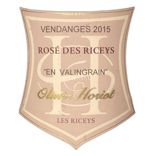 Samppanja Rosé-des-riceys Olivier Horiot En Valingrain 2015