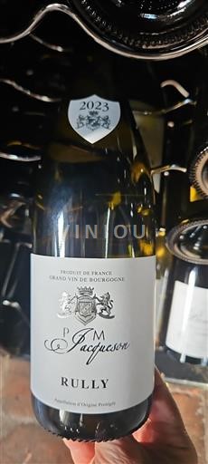 Vin Rouge sec P M Pacqueson 2023 France Bourgogne Rully AOC Grand Cru
