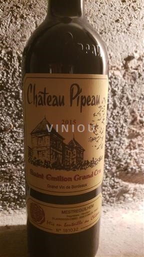 Bordeaux Saint-Émilion Grand Cru Grand Cru Château Pipeau 2015