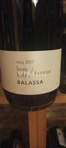 Tokaj Niet gespecificeerd Balassa Bom Boly Furmint 2017